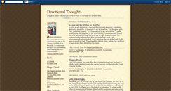 Desktop Screenshot of devotional-thoughts.blogspot.com