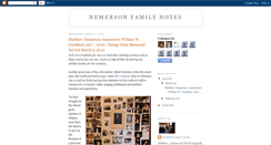 Desktop Screenshot of nemersonfamily.blogspot.com