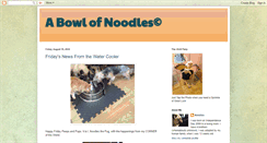 Desktop Screenshot of noodlesthepug.blogspot.com