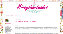 Desktop Screenshot of mirayshandmades.blogspot.com