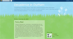 Desktop Screenshot of decadenceindurham.blogspot.com