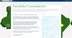 Desktop Screenshot of paradinhacorasamborim.blogspot.com