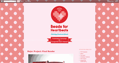 Desktop Screenshot of beadsforheartbeats.blogspot.com