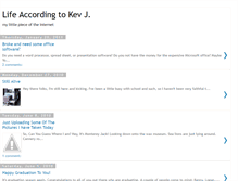 Tablet Screenshot of lifeaccordingtokevj.blogspot.com