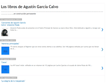 Tablet Screenshot of librosdeagustingarciacalvo.blogspot.com