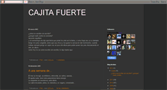 Desktop Screenshot of cajitafuerte.blogspot.com