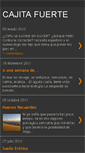Mobile Screenshot of cajitafuerte.blogspot.com