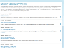 Tablet Screenshot of englishvocabularywords.blogspot.com