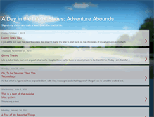Tablet Screenshot of adventureabounds.blogspot.com