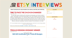 Desktop Screenshot of etsyinterviews.blogspot.com