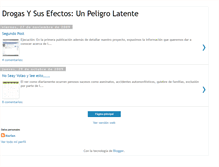 Tablet Screenshot of estupefacientesyefectos.blogspot.com