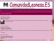 Tablet Screenshot of comunidadleonesaes.blogspot.com