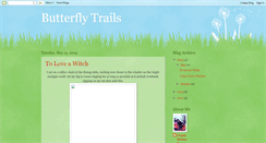 Desktop Screenshot of butterflytrails.blogspot.com