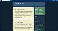 Desktop Screenshot of guitarcastonline.blogspot.com
