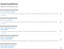 Tablet Screenshot of guitarcastonline.blogspot.com