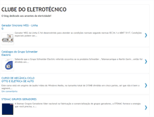 Tablet Screenshot of clubedoeletrotecnico.blogspot.com