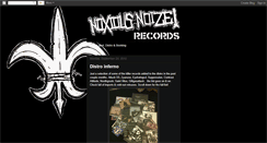 Desktop Screenshot of noxiousnoize.blogspot.com