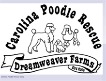 Tablet Screenshot of carolinapoodlerescuediary.blogspot.com