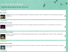 Tablet Screenshot of lacasadelalectura.blogspot.com