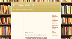 Desktop Screenshot of freelovecollects.blogspot.com