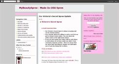 Desktop Screenshot of mybeautyspree-usaspree.blogspot.com