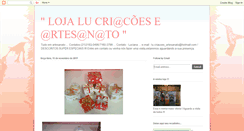 Desktop Screenshot of lojalucriacoes.blogspot.com