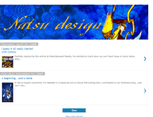 Tablet Screenshot of natsudesign.blogspot.com