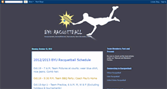 Desktop Screenshot of byuracquetball.blogspot.com