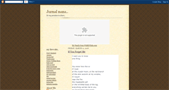 Desktop Screenshot of jurnalnana.blogspot.com