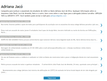 Tablet Screenshot of adrianajaco.blogspot.com