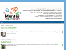 Tablet Screenshot of mentesirrequietas.blogspot.com