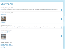 Tablet Screenshot of cherrysartblogspot.blogspot.com