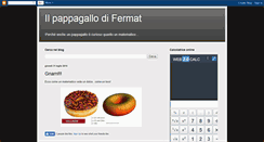 Desktop Screenshot of pappagallodifermat.blogspot.com