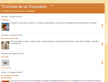 Tablet Screenshot of cronicasmorlacas.blogspot.com