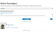 Tablet Screenshot of deliriotecnologico.blogspot.com