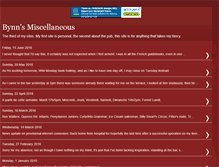 Tablet Screenshot of mymiscellaneous-bynbrynman.blogspot.com