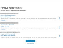 Tablet Screenshot of famous-relationships.blogspot.com