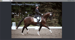 Desktop Screenshot of mattdressage.blogspot.com