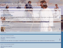 Tablet Screenshot of cienaniosdesacerdocio.blogspot.com