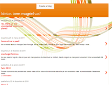 Tablet Screenshot of ideiasbemmagrinhas.blogspot.com