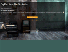 Tablet Screenshot of grykarciane-napieniadze.blogspot.com