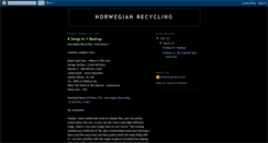 Desktop Screenshot of norwegianrecycling.blogspot.com