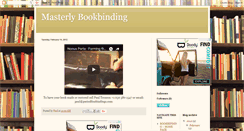 Desktop Screenshot of book-binding.blogspot.com