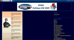 Desktop Screenshot of khms-holidayshw2009.blogspot.com