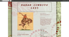 Desktop Screenshot of kanabcowboys1995.blogspot.com