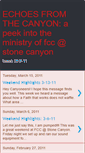 Mobile Screenshot of echoesfromthecanyon.blogspot.com