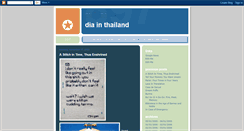 Desktop Screenshot of diainthailand.blogspot.com