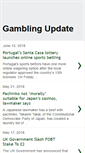 Mobile Screenshot of gamblingupdate.blogspot.com
