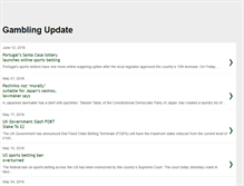 Tablet Screenshot of gamblingupdate.blogspot.com