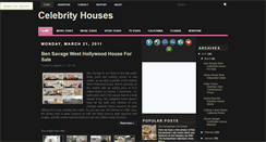 Desktop Screenshot of celebhouses.blogspot.com